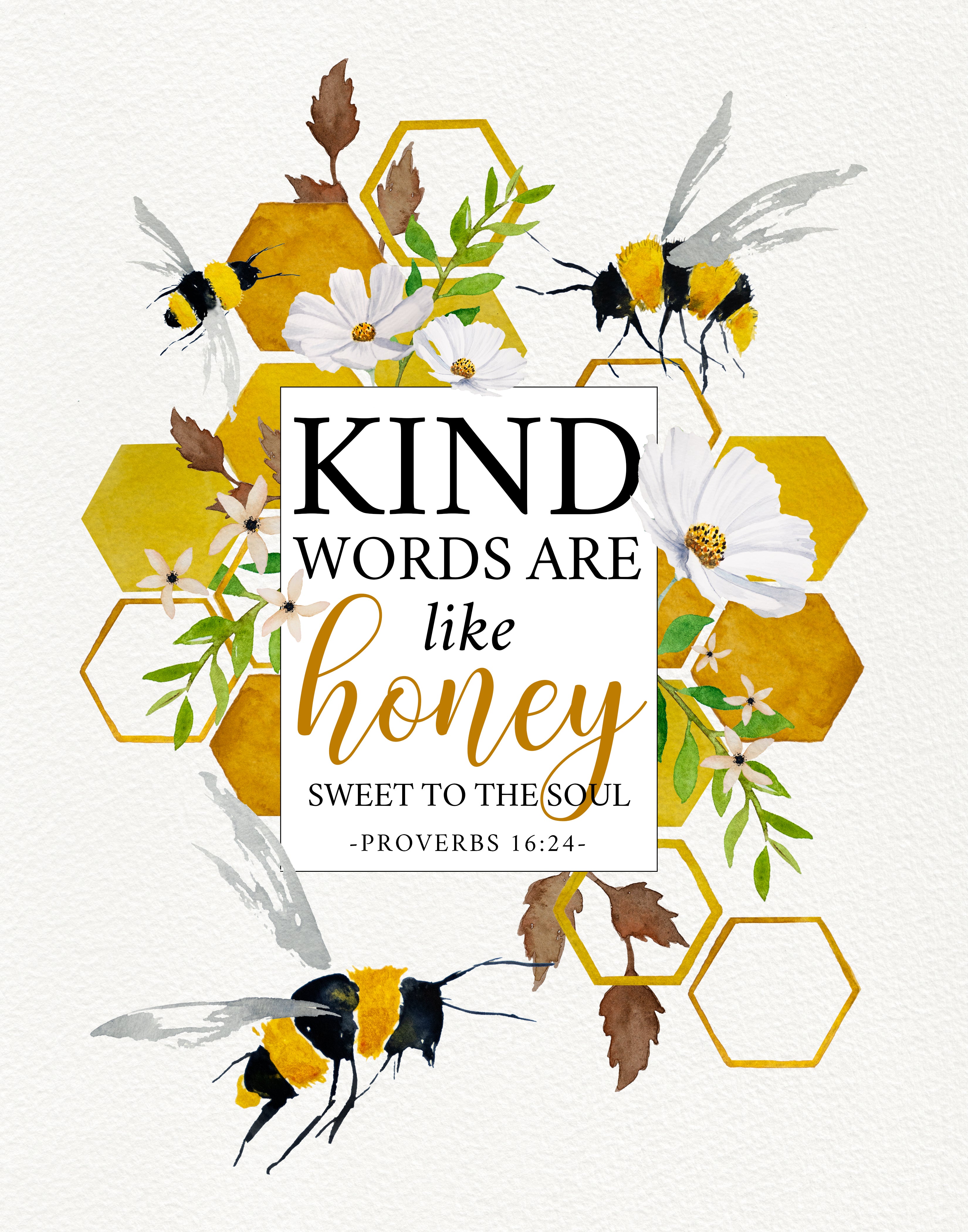 Kind Words - Digital Art Print